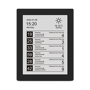 13.3″ Outdoor Waterproof E-ink Bus Sign Solution